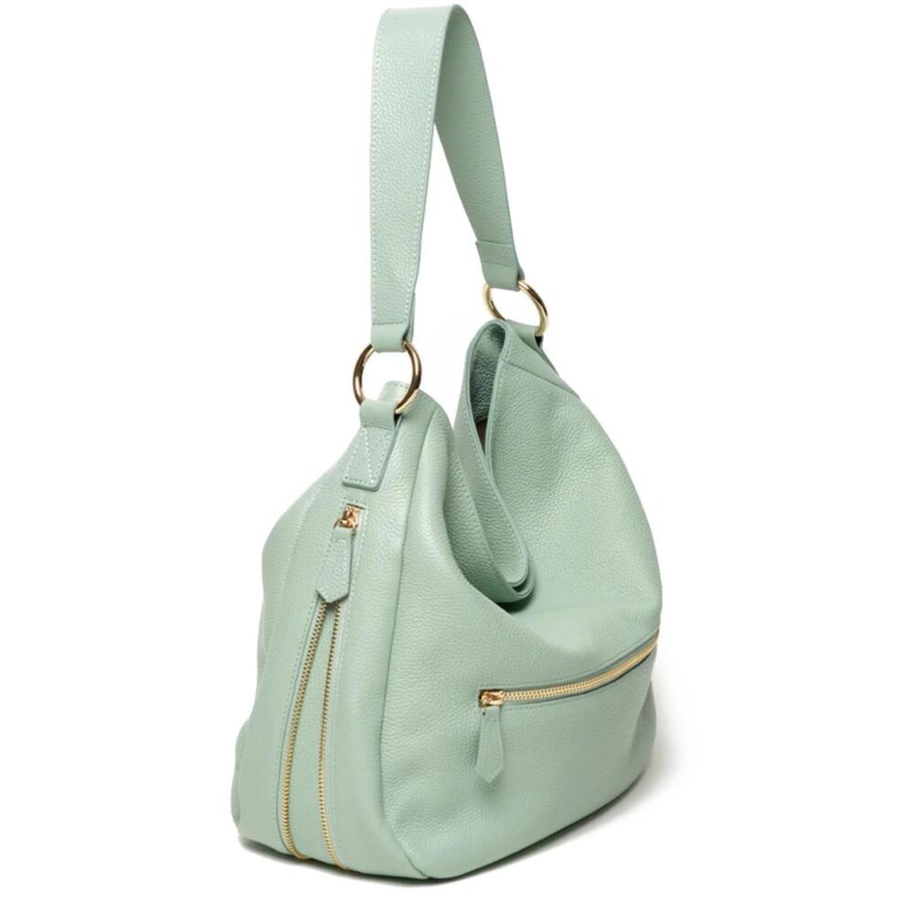 Mint Leather Hobo Bag - Picture 4 of 9